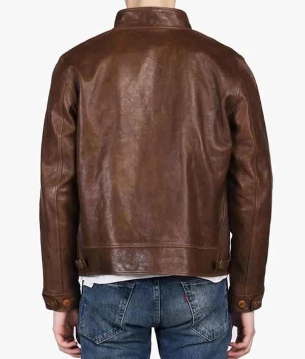 Albert Einstein Vintage Leather Jacket