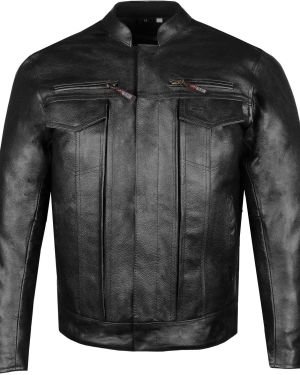 3XL Leather Motorcycle Jacket