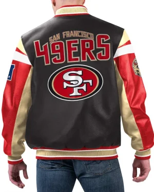 49ers Leather Varsity Jacket