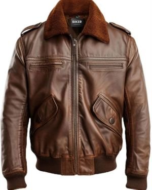 70’s Vintage Brown Leather Jacket