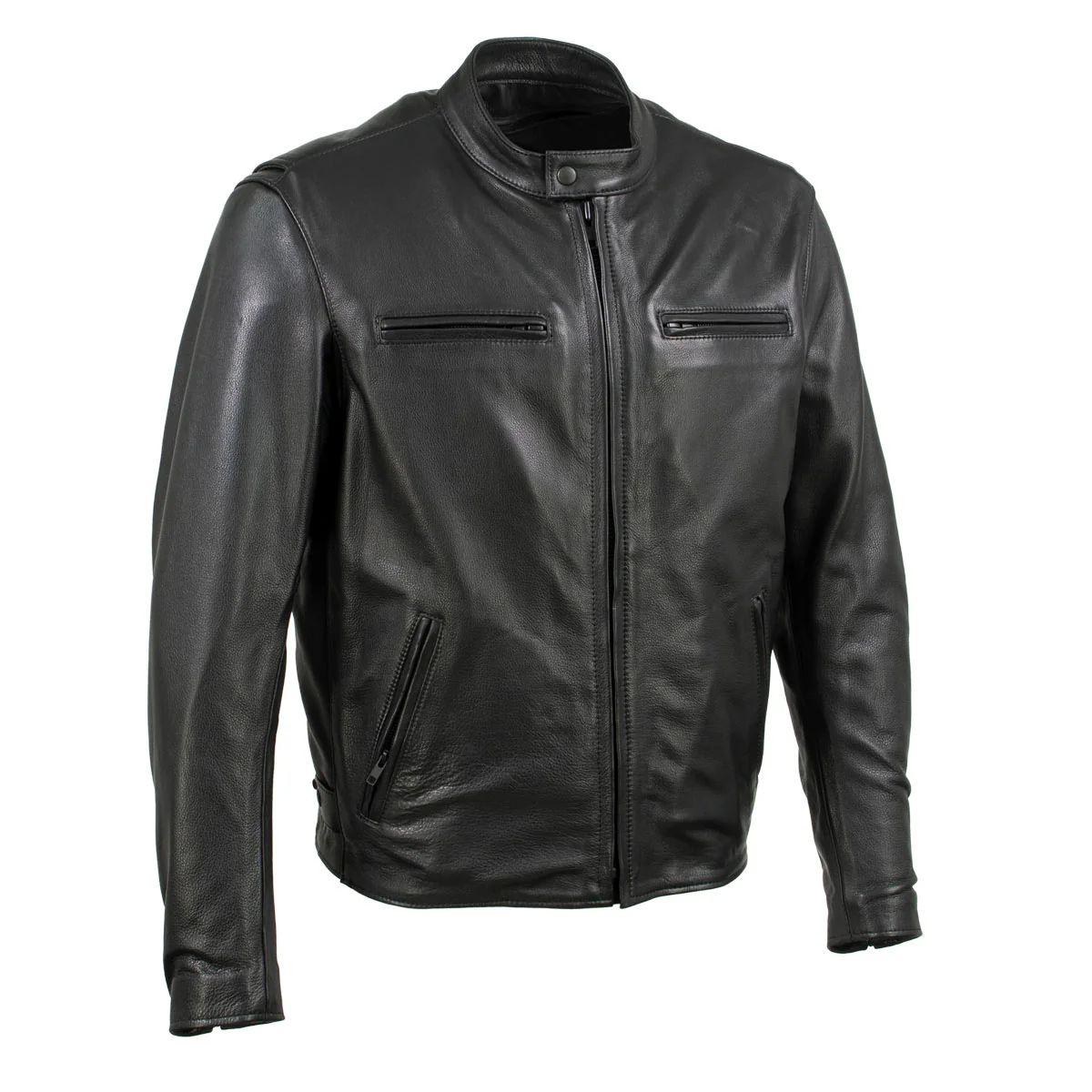 Xelement Men’s Skull Leather Armor Jacket